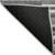 5' X 8' Charcoal Gray And Silver Striped Washable Indoor Outdoor Area Rug