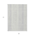 9' X 12' Silver And Ivory Striped Washable Indoor Outdoor Area Rug