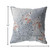 16 Gray Orange Boho Bird Indoor Outdoor Zippered Throw Pillow