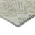 8' Taupe Beige And Artichoke Green Round Floral Washable Indoor Outdoor Area Rug