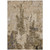 5' X 8' Khaki And Taupe Abstract Washable Indoor Outdoor Area Rug