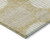 10' X 14' Gold Gray And Ivory Geometric Washable Indoor Outdoor Area Rug