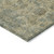 8' X 10' Beige And Blue Damask Washable Indoor Outdoor Area Rug
