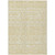 9' X 12' Wheat And Ivory Southwestern Washable Indoor Outdoor Area Rug