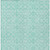 10' X 14' Turquoise And Teal Blue Medallion Washable Indoor Outdoor Area Rug