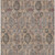 10' X 14' Coral Gray And Green Damask Washable Indoor Outdoor Area Rug