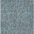 5' X 8' Gray And Teal Blue Geometric Washable Indoor Outdoor Area Rug