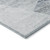8' X 10' Sky Blue Gray And Charcoal Abstract Washable Indoor Outdoor Area Rug