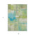 3' X 5' Lime Green And Sky Blue Abstract Washable Indoor Outdoor Area Rug