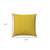 17" X 17" Cream And White Blown Seam Geometric Lumbar Indoor Outdoor Pillow