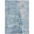 10' X 14' Blue Abstract Washable Indoor Outdoor Area Rug