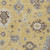 10' X 14' Gold Ivory And Brown Floral Washable Indoor Outdoor Area Rug