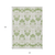 10' X 14' Green Beige And Taupe Oriental Washable Indoor Outdoor Area Rug