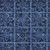 5' X 8' Denim Blue And Charcoal Medallion Washable Indoor Outdoor Area Rug