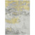 8' X 10' Gold And Gray Abstract Washable Indoor Outdoor Area Rug