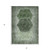 3' X 5' Olive Green And Artichoke Green Geometric Washable Indoor Outdoor Area Rug