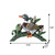 8" Black Green And Brown Iron Duck Garden Hose Hanger