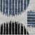 9' X 12' Gray Black And Blue Geometric Washable Indoor Outdoor Area Rug