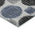 9' X 12' Gray Black And Blue Geometric Washable Indoor Outdoor Area Rug