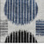 9' X 12' Gray Black And Blue Geometric Washable Indoor Outdoor Area Rug