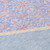 9' X 12' Denim Blue And Orange Oriental Washable Indoor Outdoor Area Rug