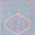9' X 12' Denim Blue And Orange Oriental Washable Indoor Outdoor Area Rug