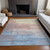 3' X 5' Beige And Salmon Abstract Washable Indoor Outdoor Area Rug
