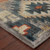 8' X 11' Blue and Ivory Geometric Power Loom Area Rug