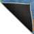 8' Denim Blue Green And Copper Round Geometric Washable Indoor Outdoor Area Rug