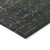 8' X 10' Green And Dark Gray Ombre Washable Indoor Outdoor Area Rug