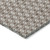 9' X 12' Taupe And Brown Floral Washable Indoor Outdoor Area Rug