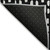 10' X 14' Black And Ivory Geometric Washable Indoor Outdoor Area Rug