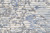 8' X 11' Blue Ivory And Gray Abstract Hand Woven Area Rug