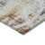 8' X 10' Silver Copper And Ivory Geometric Washable Indoor Outdoor Area Rug
