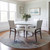 8' Linen Gray And Purple Round Abstract Washable Indoor Outdoor Area Rug