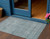 3' X 5' Blue And Ivory Abstract Washable Indoor Outdoor Area Rug
