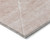 10' X 14' Salmon And Ivory Abstract Washable Indoor Outdoor Area Rug
