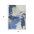 10' X 14' Navy Blue Green And Ivory Abstract Washable Indoor Outdoor Area Rug