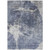 8' X 10' Navy Blue And Denim Blue Abstract Washable Indoor Outdoor Area Rug
