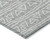3' X 5' Gray Charcoal And Silver Geometric Washable Indoor Outdoor Area Rug
