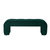 52" Hunter Green Upholstered Velvet Bench