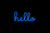 Hello LED Neon Sign - 850009997173