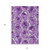 10' X 14' Lavender Purple And Ivory Abstract Washable Indoor Outdoor Area Rug
