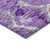 10' X 14' Lavender Purple And Ivory Abstract Washable Indoor Outdoor Area Rug