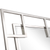 42" Silver Metal Framed Accent Mirror