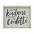Wood Framed Wall Sign with Inspirational Quotes - Throw Kindness Around Like Confetti- Rustic Farmhouse Wood Wall Hanging Decor for Living Room Bedroom Dinning Room- Whitewashed- 10"W x 1"D x - 711414082963