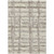 3' X 5' Beige Brown And Taupe Striped Washable Indoor Outdoor Area Rug