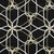 8' X 10' Black And Ivory Geometric Washable Indoor Outdoor Area Rug