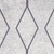 8' Runner Cream Geometric Power Loom Washable Runner Rug