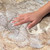 3' X 5' Beige And Taupe Abstract Shag Washable Area Rug With UV Protection
